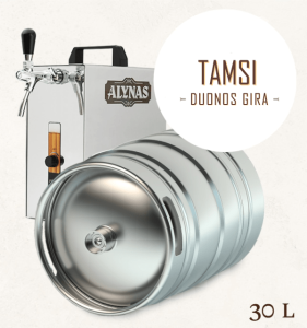 Tamsi duonos gira statinėje 30L
