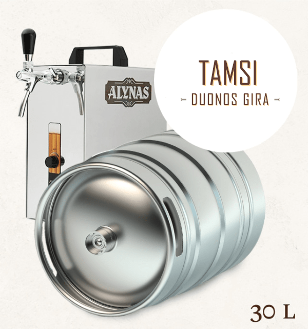 Tamsi duonos gira statinėje 30L